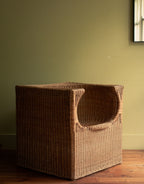 Unique piece wicker arm chair 1940