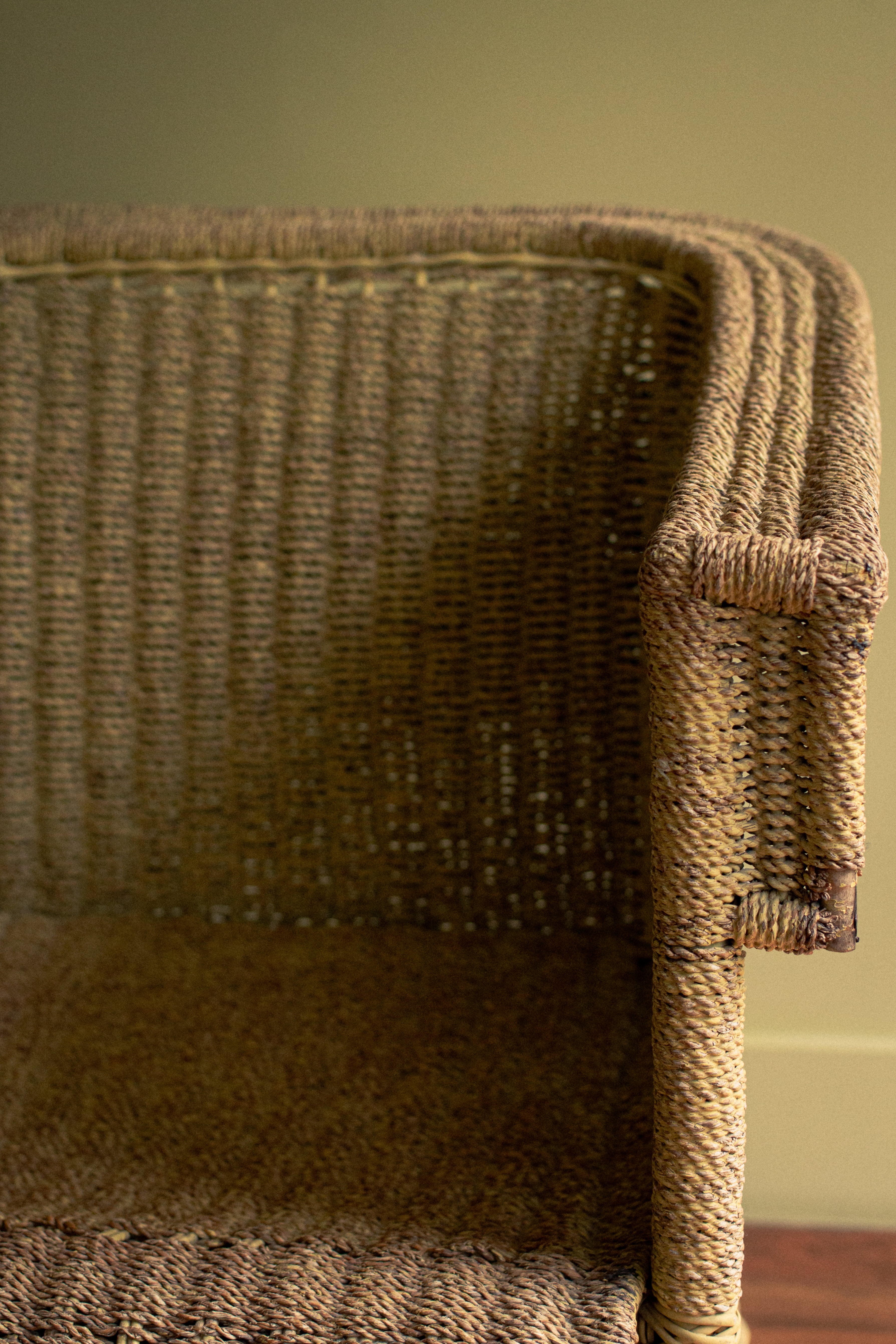 Arts and Craft wicker Arm chair 1900