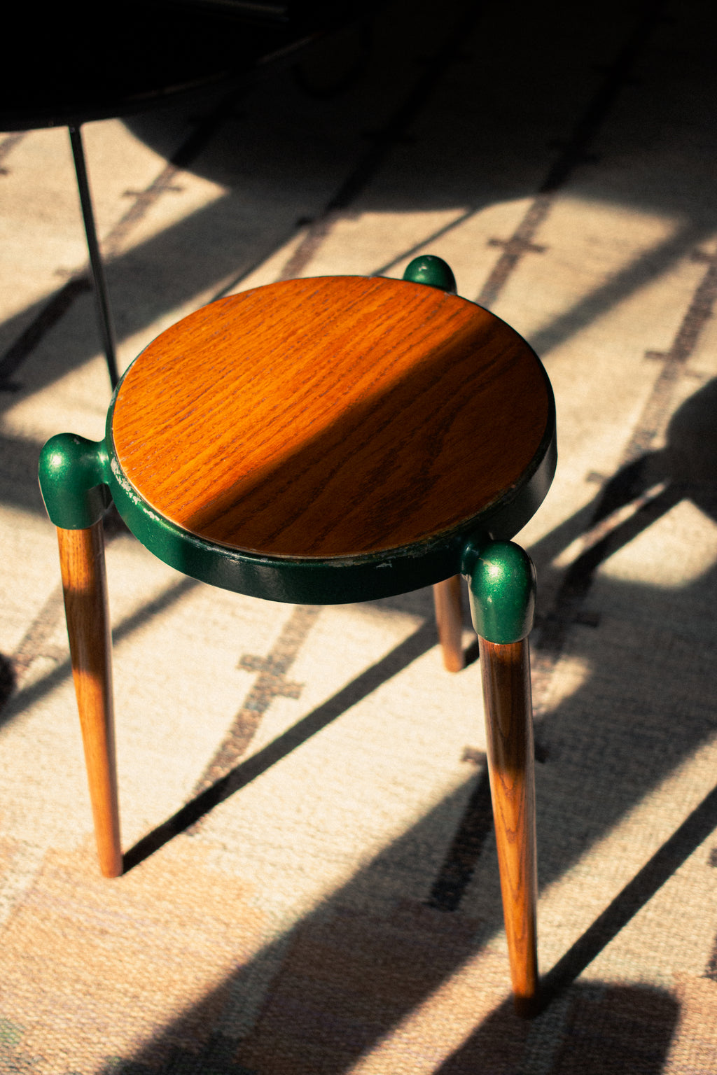 Rare Green Gerald Summers Stool