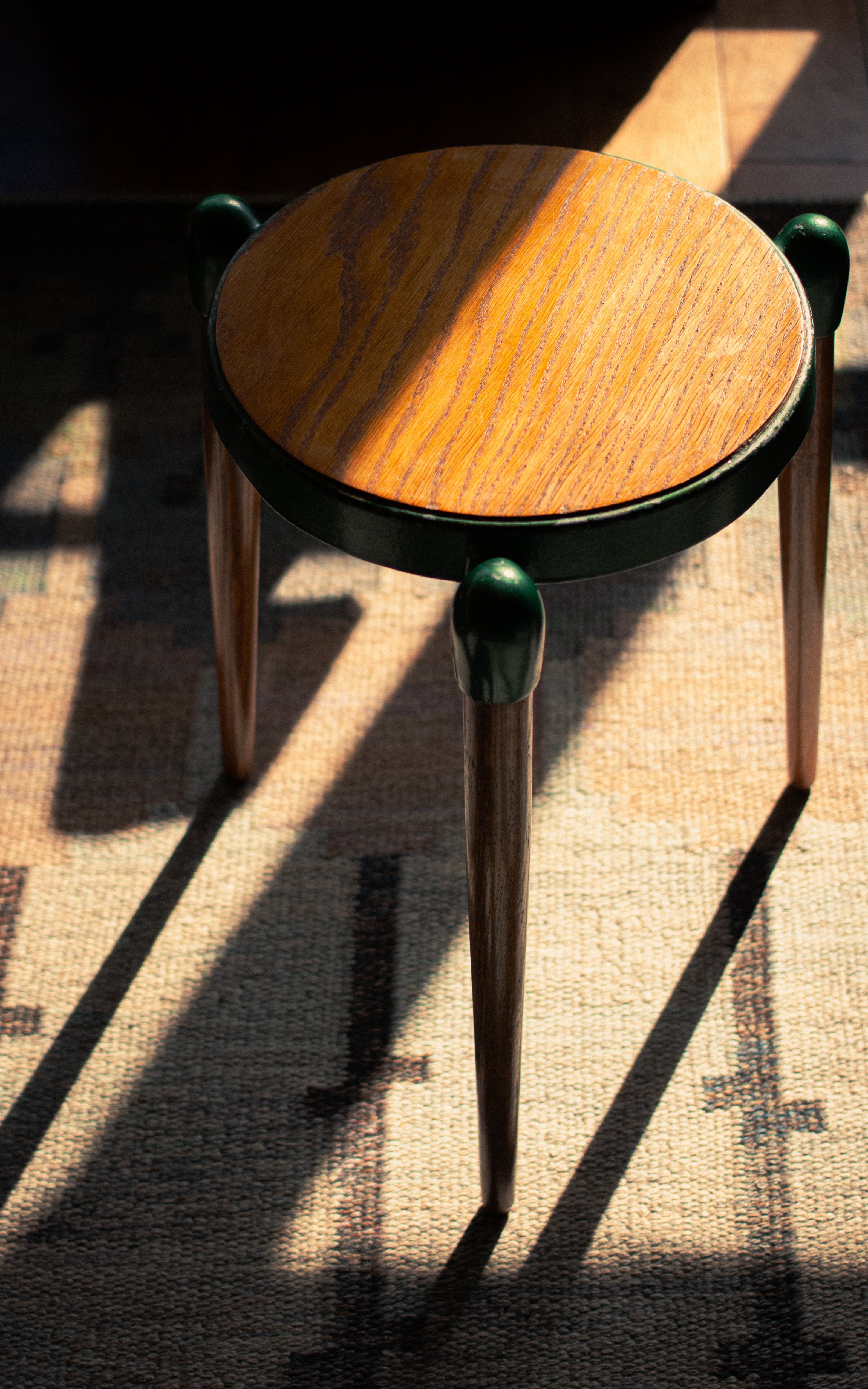 Rare Green Gerald Summers Stool