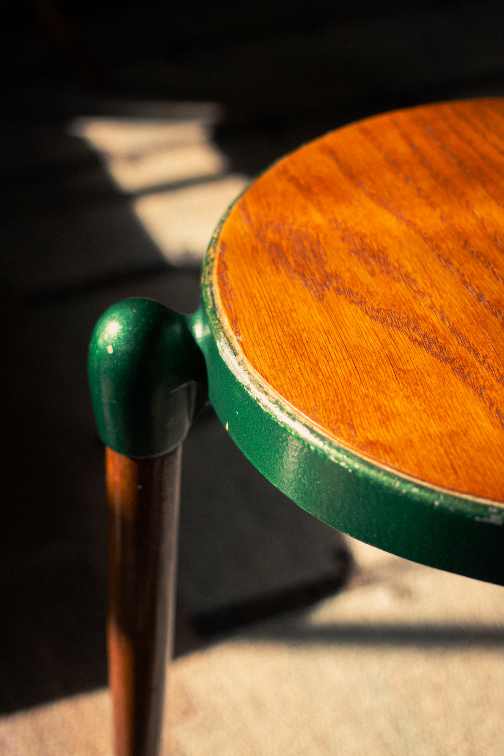 Rare Green Gerald Summers Stool