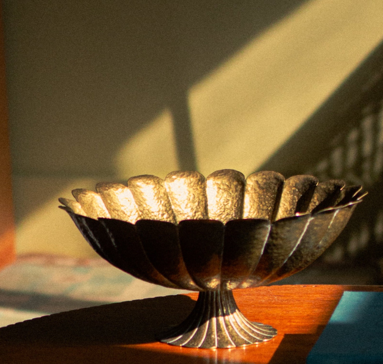 Very Rare Josef Hoffmann Cup in hammered brass - Price Upon Request