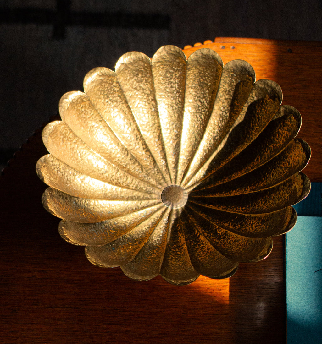 Very Rare Josef Hoffmann Cup in hammered brass - Price Upon Request