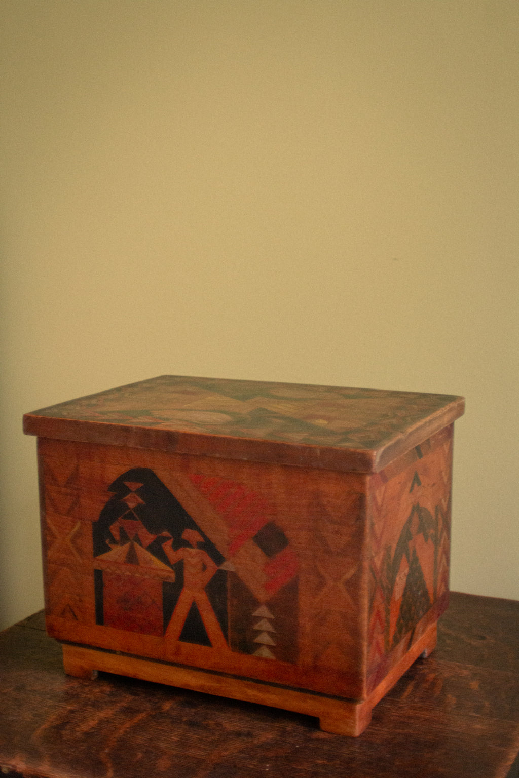 Historical Art deco Russian box, 1910