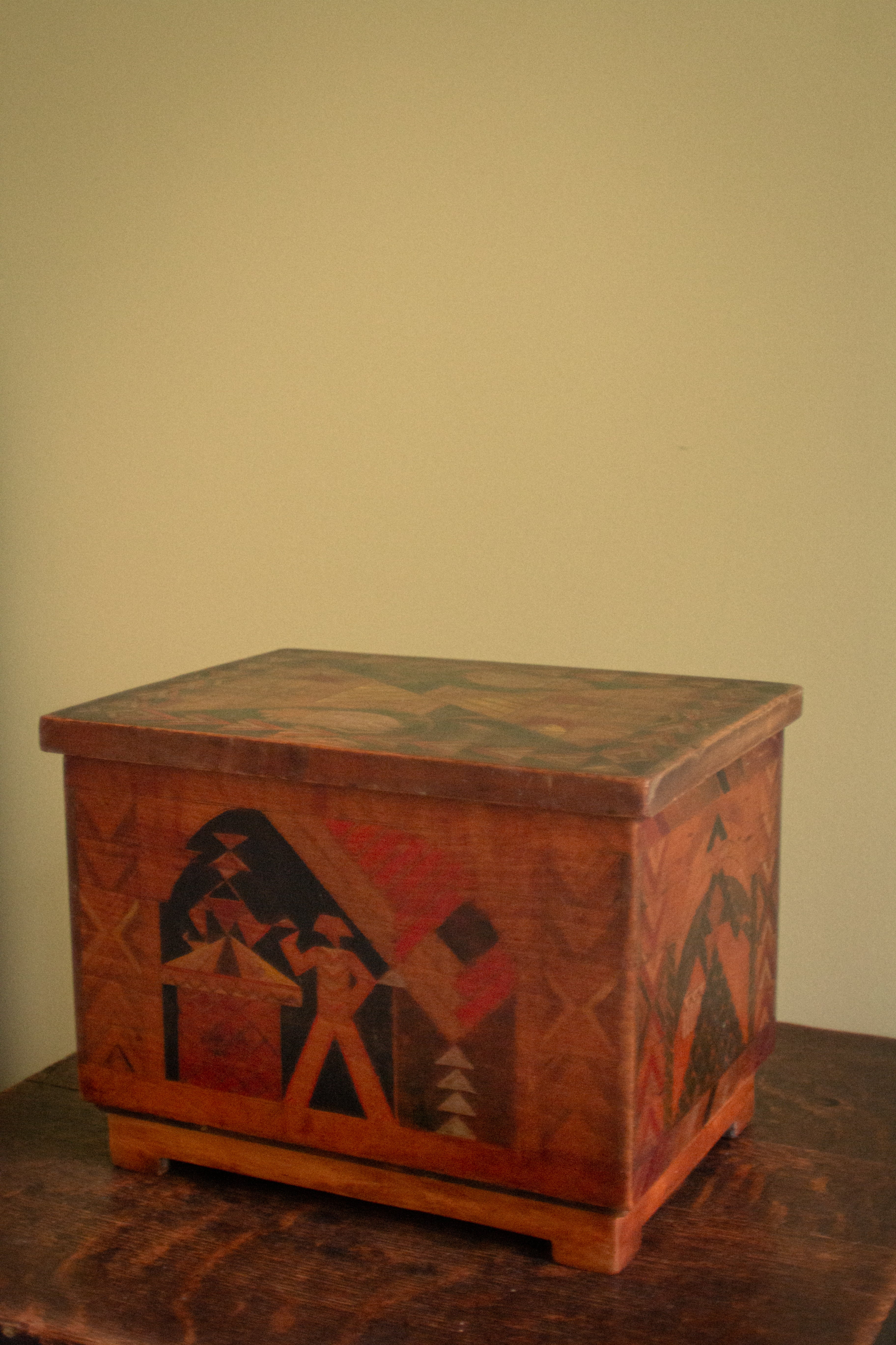 Historical Art deco Russian box, 1910