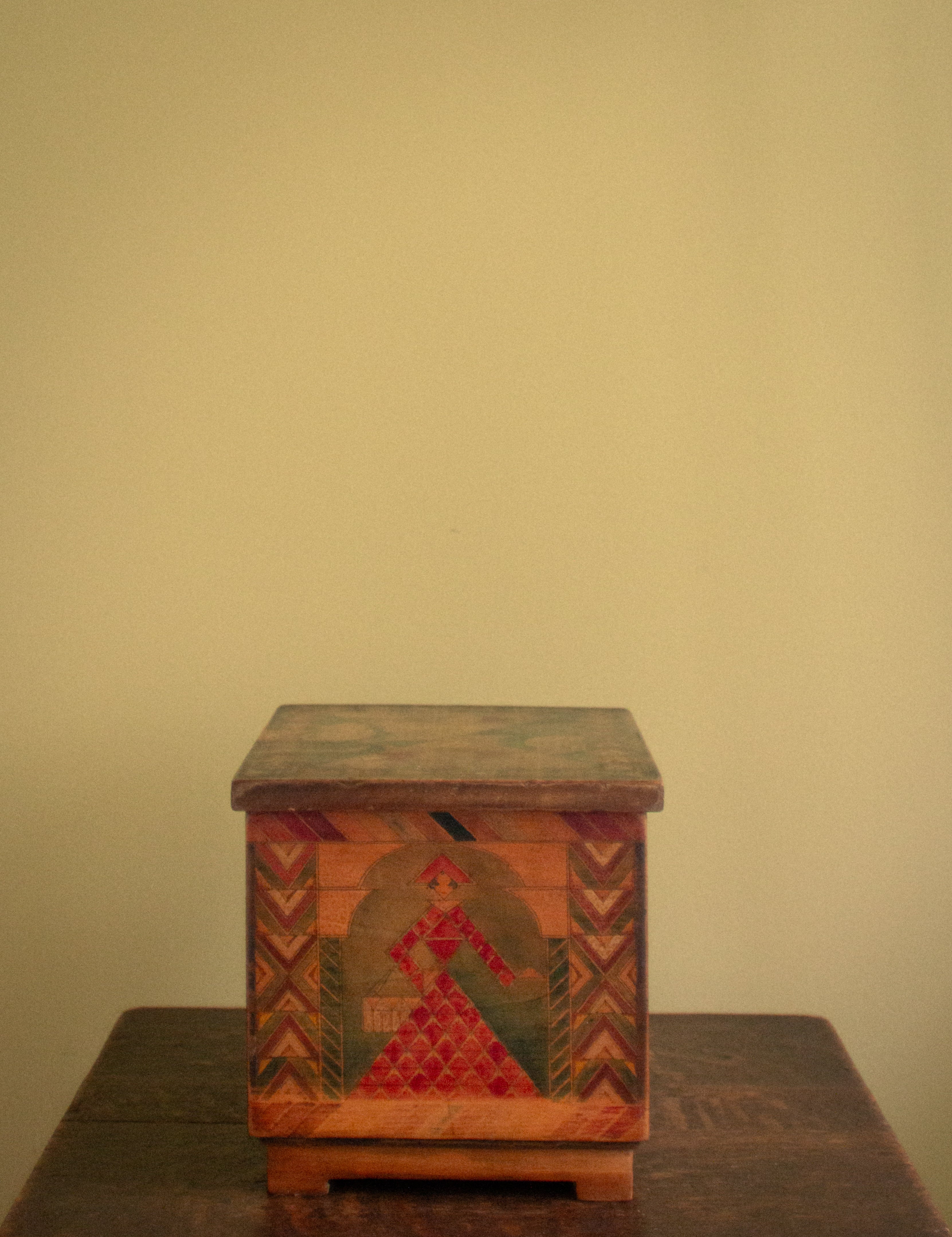 Historical Art deco Russian box, 1910