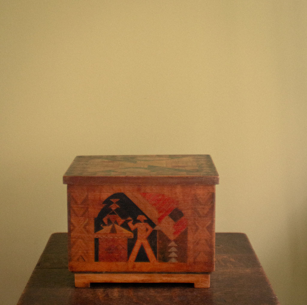 Historical Art deco Russian box, 1910