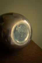 A unique 1930 Dinanderie vase signed Christofle, silver-plated.