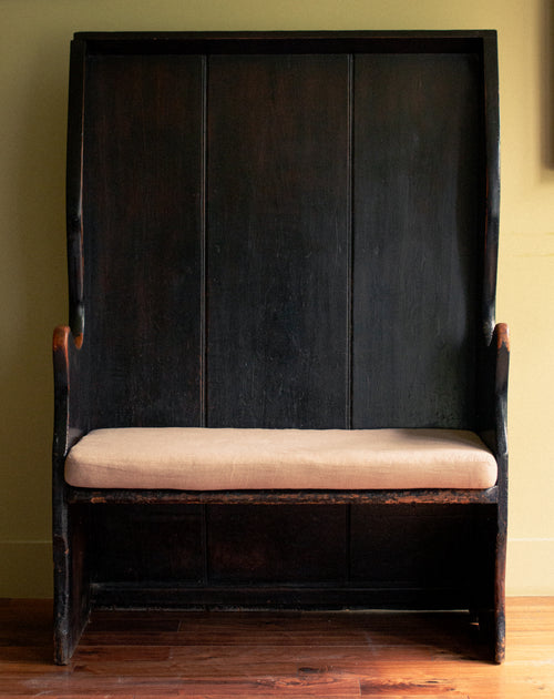 19th century Welsh Settle - very rare in this small width - Price Upon Request